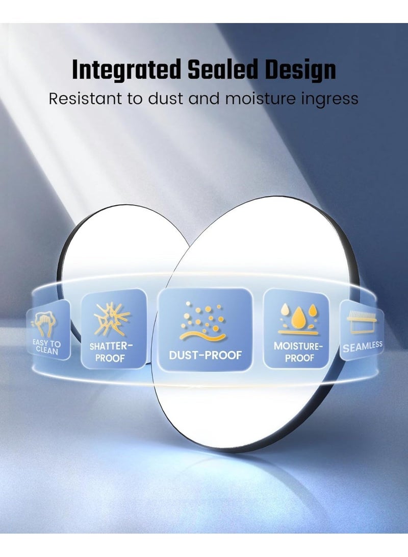 DUNISO LED Ceiling Lights for Bedroom Room,LED Panel Light with Adjustable Lighting, Three Color Temperature, Flush Mount Ceiling Light for Living Room,Bathroom,Kitchen,Stairs, Balck - Image 5